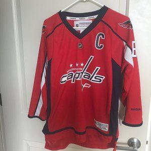Youth Alex Ovechkin Capitals Jersey - Size L/XL